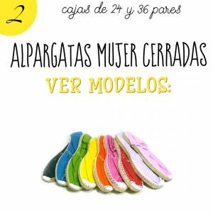 1. Alpargatas por CAJAS_Mujer Colores Lisos